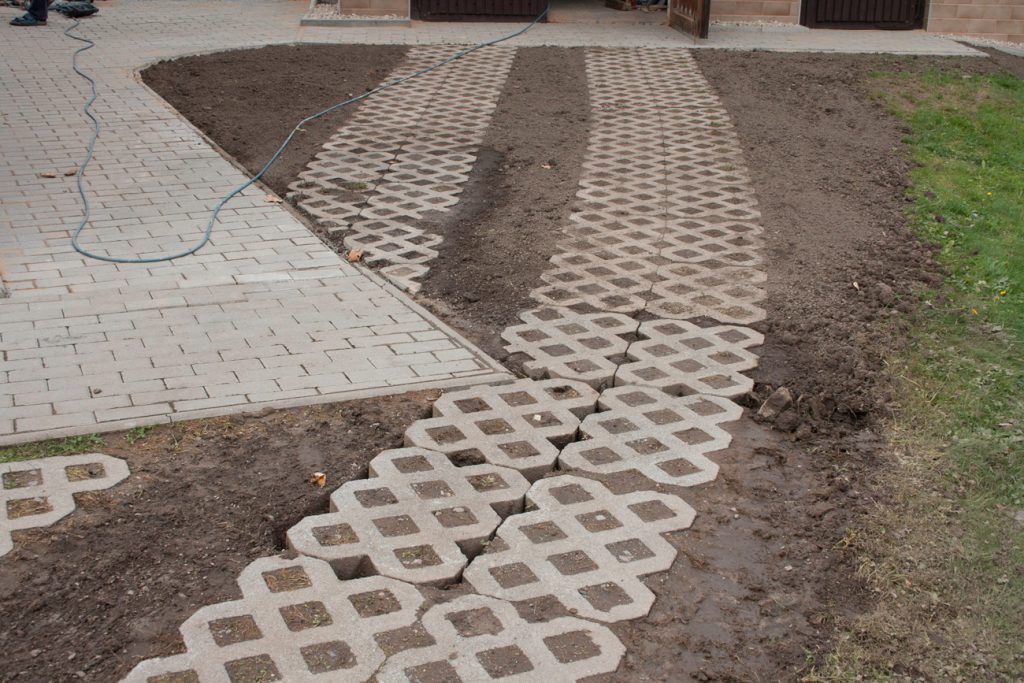 Industriebau, Pflaster